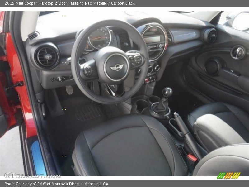 Blazing Red Metallic / Carbon Black 2015 Mini Cooper Hardtop 2 Door