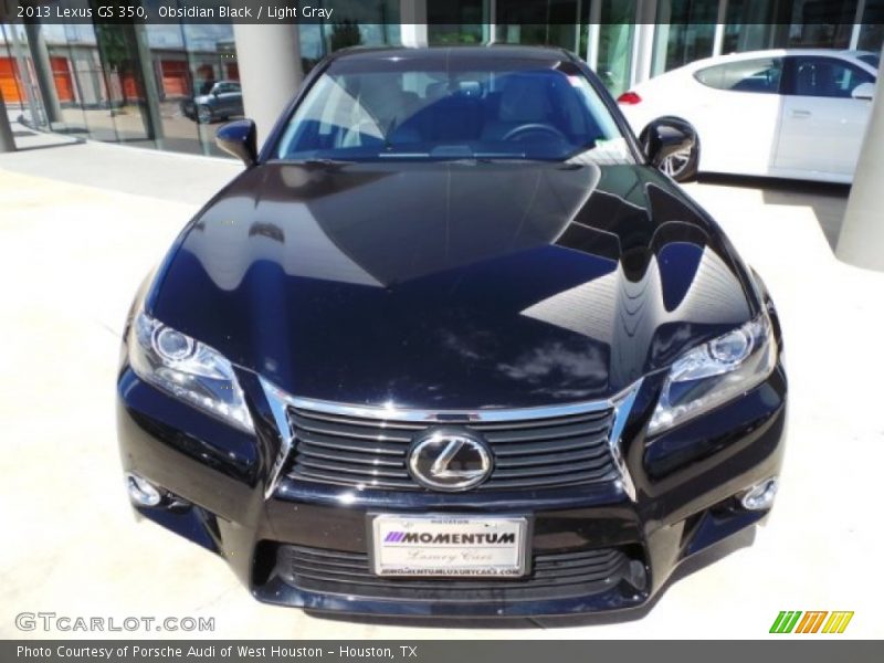 Obsidian Black / Light Gray 2013 Lexus GS 350