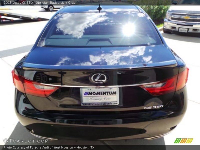 Obsidian Black / Light Gray 2013 Lexus GS 350