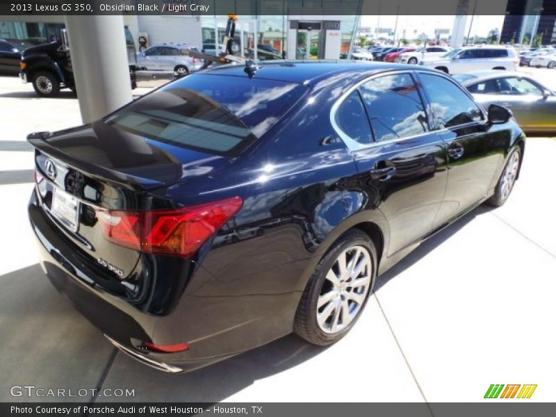 Obsidian Black / Light Gray 2013 Lexus GS 350