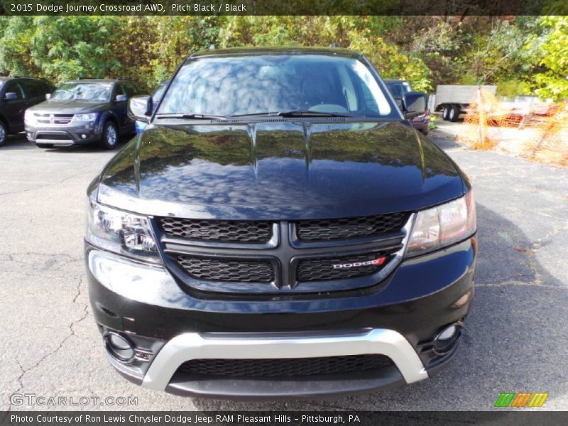 Pitch Black / Black 2015 Dodge Journey Crossroad AWD