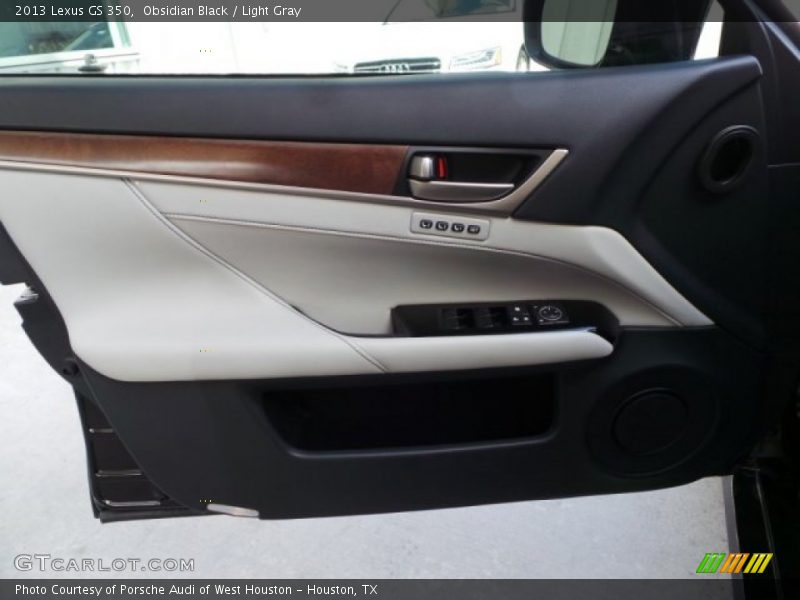Obsidian Black / Light Gray 2013 Lexus GS 350