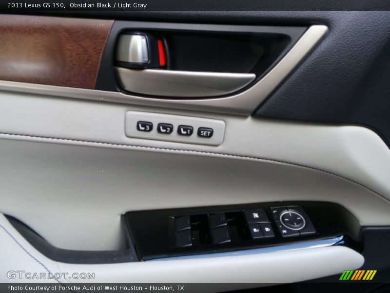 Obsidian Black / Light Gray 2013 Lexus GS 350