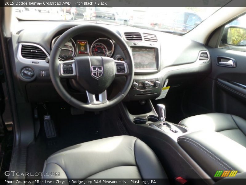 Pitch Black / Black 2015 Dodge Journey Crossroad AWD
