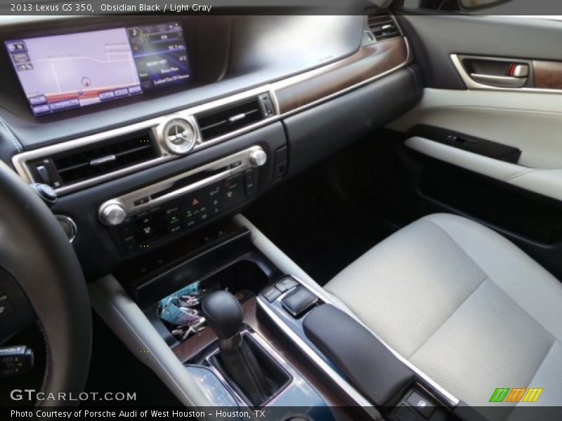 Obsidian Black / Light Gray 2013 Lexus GS 350
