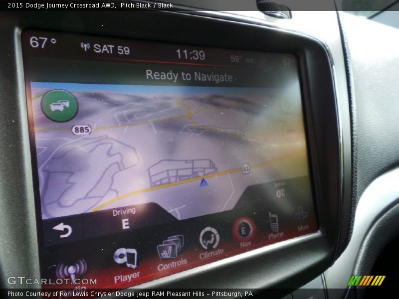 Pitch Black / Black 2015 Dodge Journey Crossroad AWD