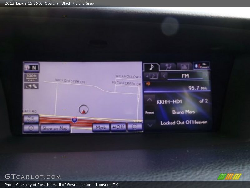 Obsidian Black / Light Gray 2013 Lexus GS 350