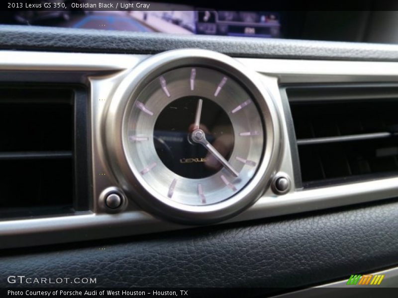 Obsidian Black / Light Gray 2013 Lexus GS 350