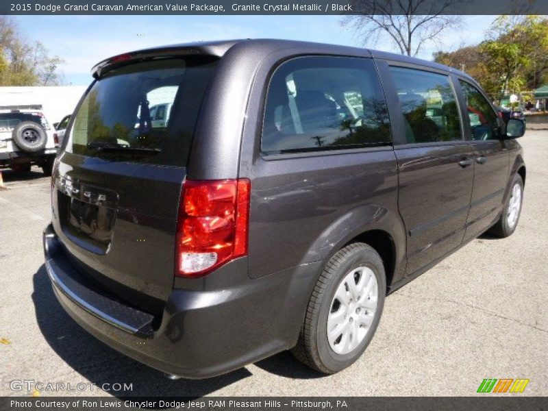  2015 Grand Caravan American Value Package Granite Crystal Metallic