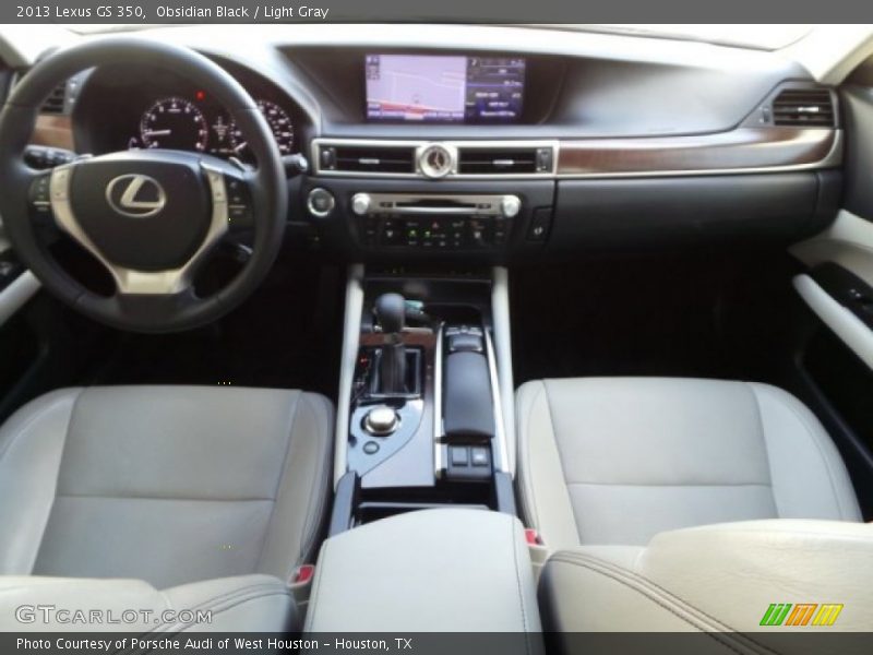 Obsidian Black / Light Gray 2013 Lexus GS 350