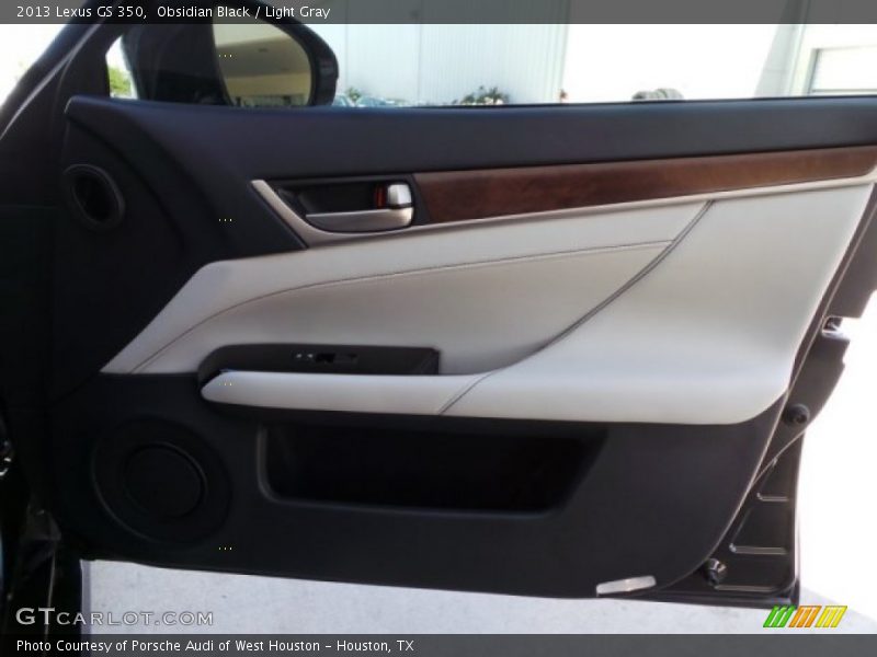 Obsidian Black / Light Gray 2013 Lexus GS 350