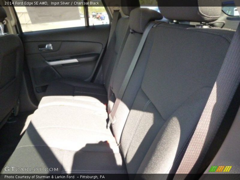 Ingot Silver / Charcoal Black 2014 Ford Edge SE AWD
