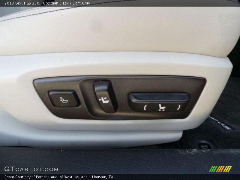 Obsidian Black / Light Gray 2013 Lexus GS 350
