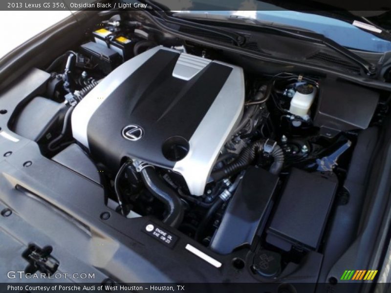 Obsidian Black / Light Gray 2013 Lexus GS 350