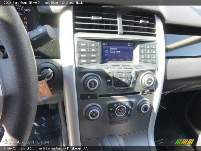 Ingot Silver / Charcoal Black 2014 Ford Edge SE AWD