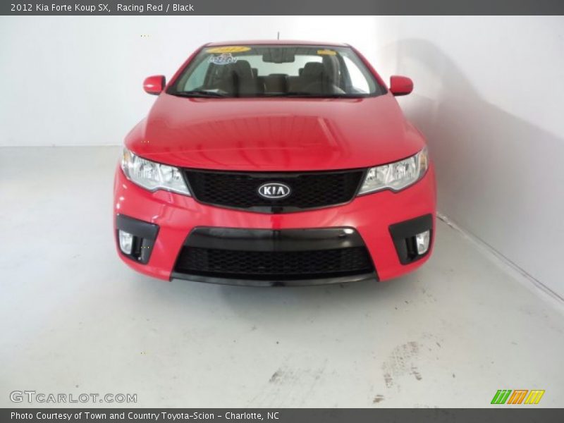Racing Red / Black 2012 Kia Forte Koup SX