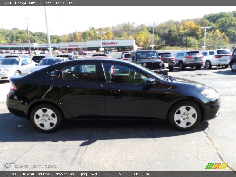 Pitch Black / Black 2015 Dodge Dart SE