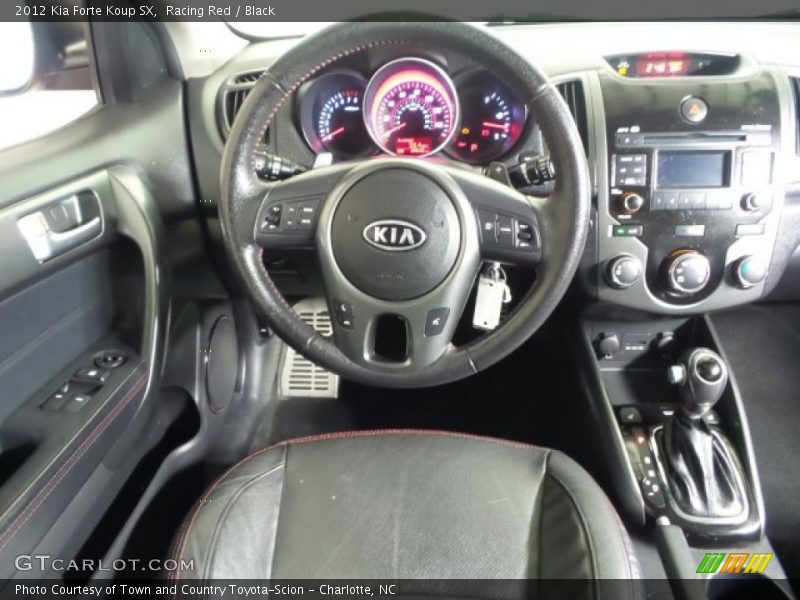 Racing Red / Black 2012 Kia Forte Koup SX