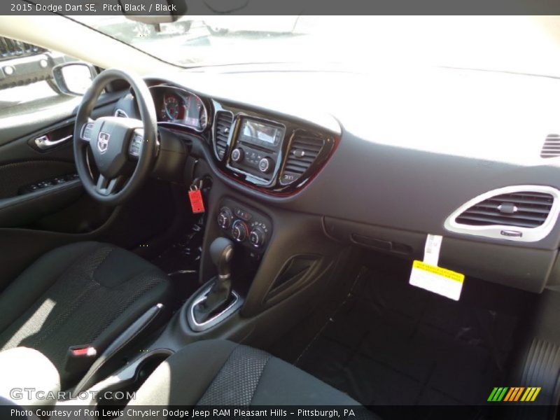Pitch Black / Black 2015 Dodge Dart SE