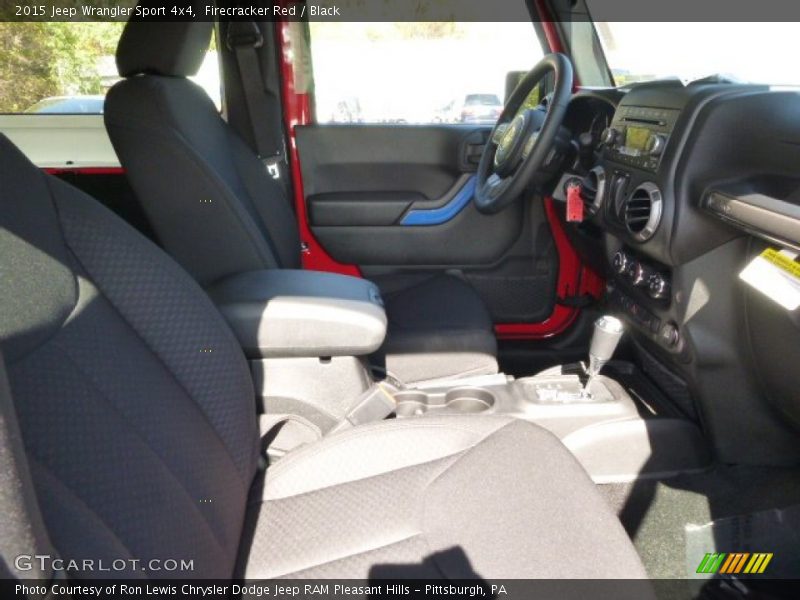 Firecracker Red / Black 2015 Jeep Wrangler Sport 4x4