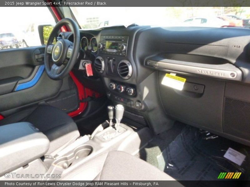 Firecracker Red / Black 2015 Jeep Wrangler Sport 4x4