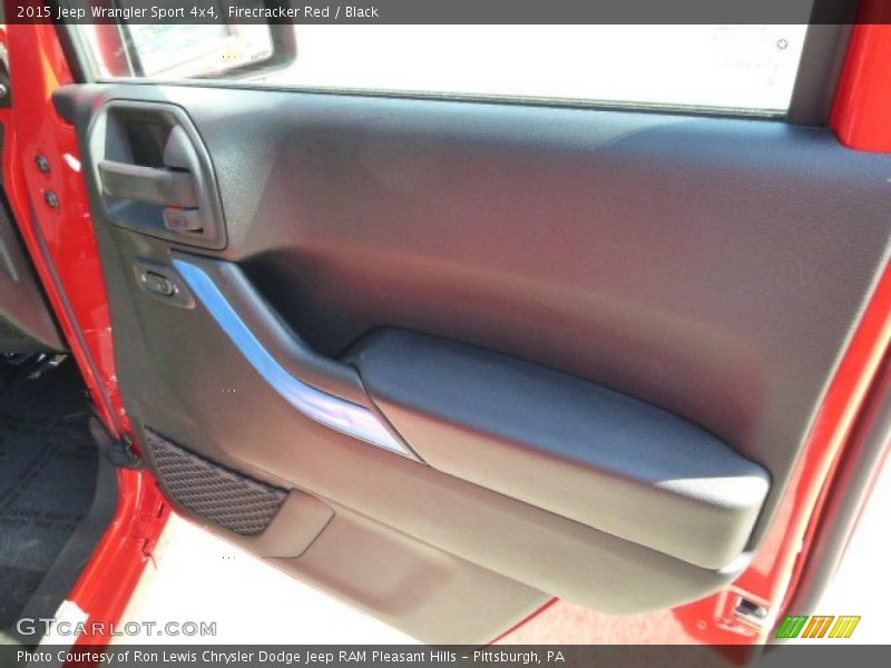Firecracker Red / Black 2015 Jeep Wrangler Sport 4x4