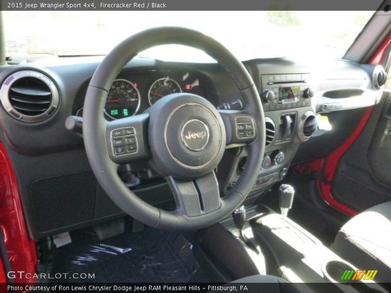 Firecracker Red / Black 2015 Jeep Wrangler Sport 4x4