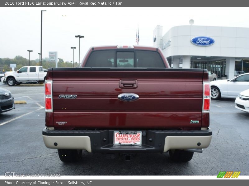 Royal Red Metallic / Tan 2010 Ford F150 Lariat SuperCrew 4x4