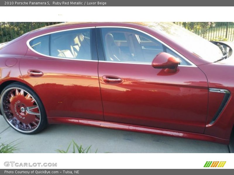Ruby Red Metallic / Luxor Beige 2010 Porsche Panamera S