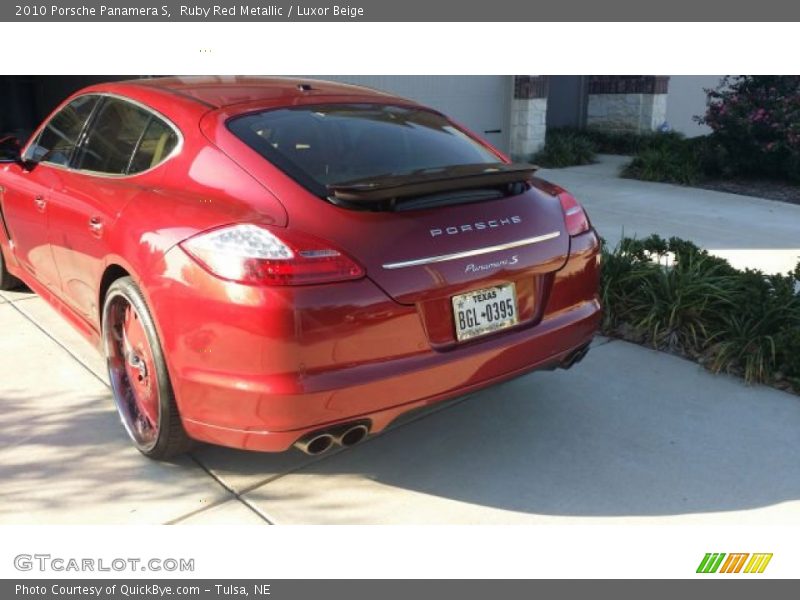 Ruby Red Metallic / Luxor Beige 2010 Porsche Panamera S