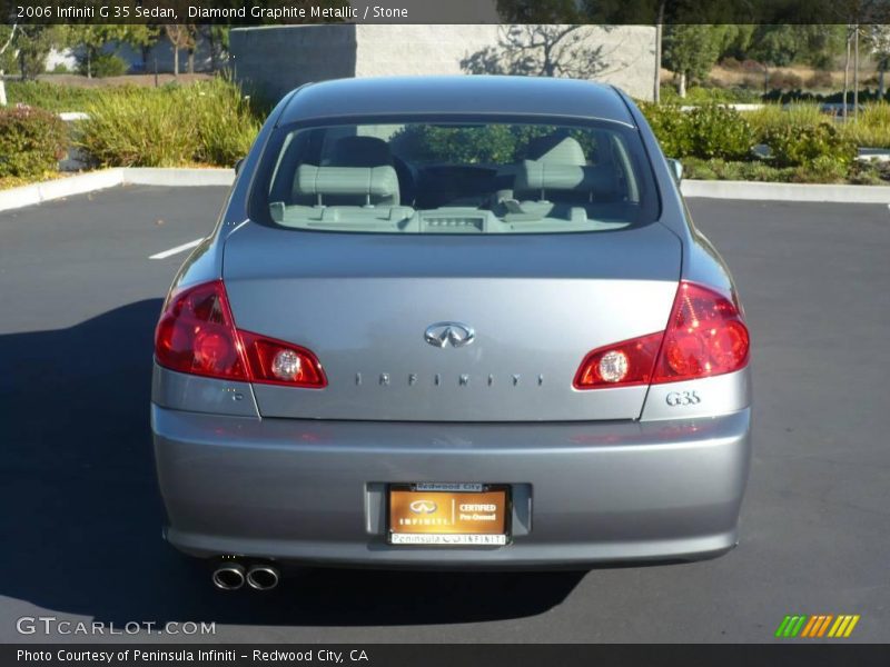 Diamond Graphite Metallic / Stone 2006 Infiniti G 35 Sedan