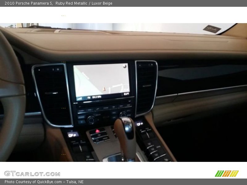 Ruby Red Metallic / Luxor Beige 2010 Porsche Panamera S