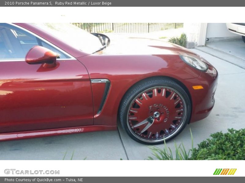 Ruby Red Metallic / Luxor Beige 2010 Porsche Panamera S