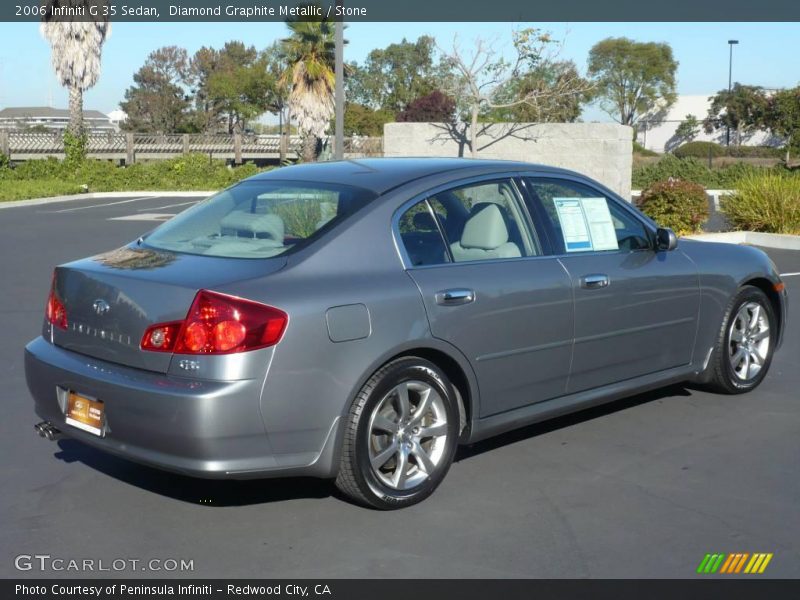 Diamond Graphite Metallic / Stone 2006 Infiniti G 35 Sedan