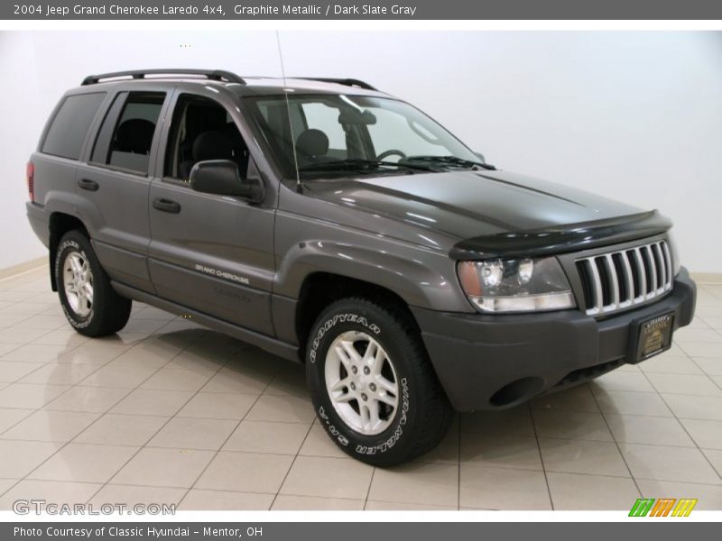 Graphite Metallic / Dark Slate Gray 2004 Jeep Grand Cherokee Laredo 4x4
