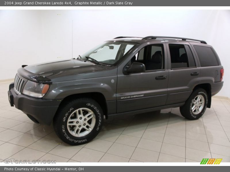 Graphite Metallic / Dark Slate Gray 2004 Jeep Grand Cherokee Laredo 4x4