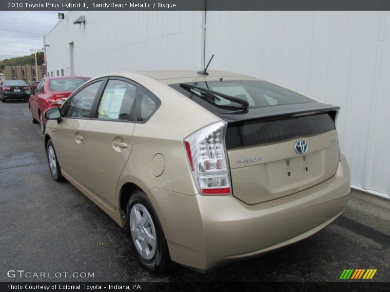 Sandy Beach Metallic / Bisque 2010 Toyota Prius Hybrid III
