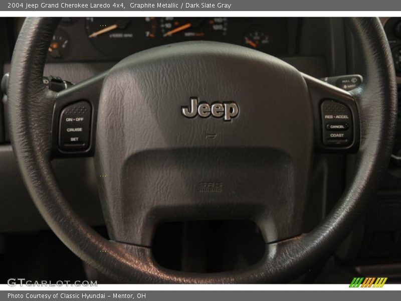 Graphite Metallic / Dark Slate Gray 2004 Jeep Grand Cherokee Laredo 4x4