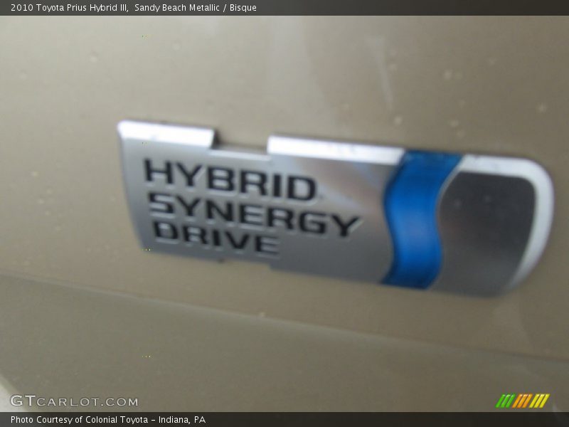 Sandy Beach Metallic / Bisque 2010 Toyota Prius Hybrid III