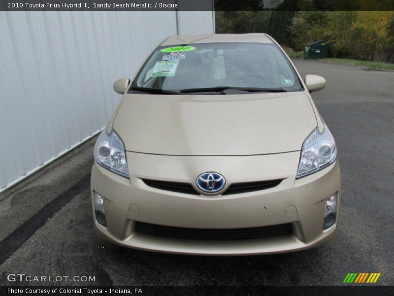 Sandy Beach Metallic / Bisque 2010 Toyota Prius Hybrid III