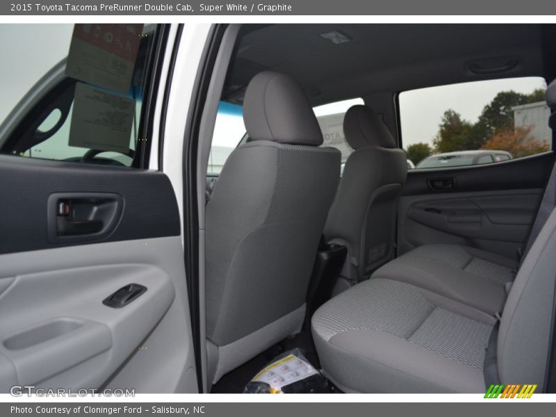 Super White / Graphite 2015 Toyota Tacoma PreRunner Double Cab