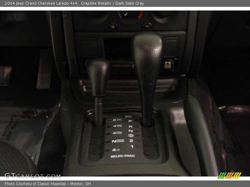 Graphite Metallic / Dark Slate Gray 2004 Jeep Grand Cherokee Laredo 4x4