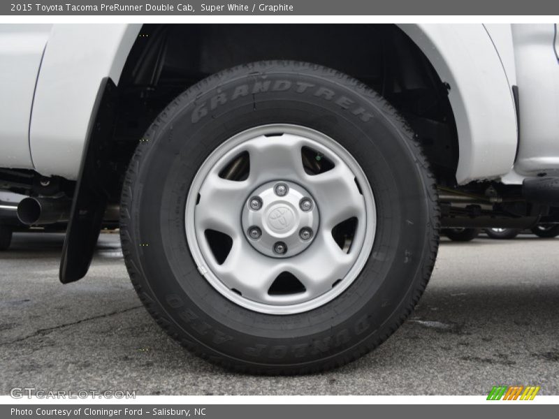Super White / Graphite 2015 Toyota Tacoma PreRunner Double Cab