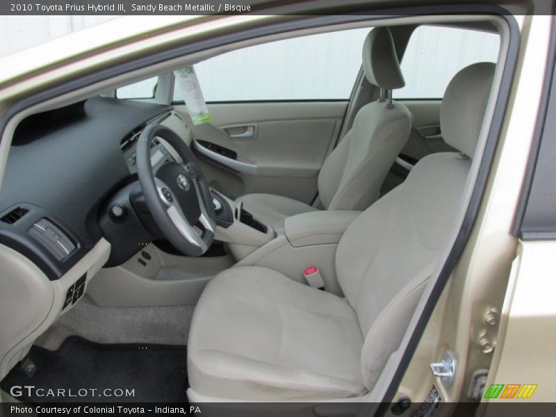 Sandy Beach Metallic / Bisque 2010 Toyota Prius Hybrid III