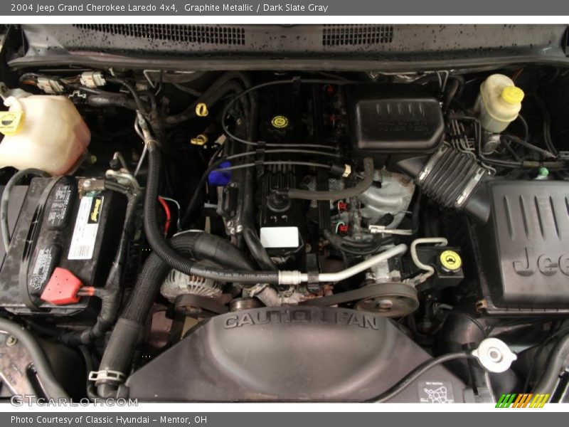 Graphite Metallic / Dark Slate Gray 2004 Jeep Grand Cherokee Laredo 4x4