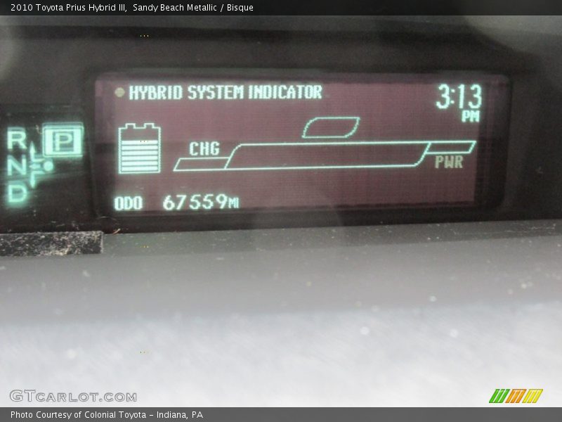 Sandy Beach Metallic / Bisque 2010 Toyota Prius Hybrid III