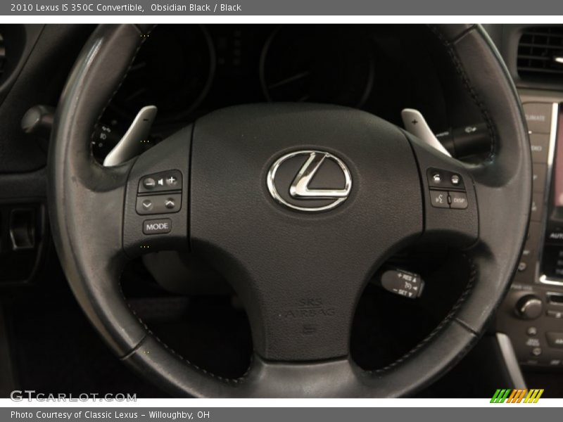 Obsidian Black / Black 2010 Lexus IS 350C Convertible