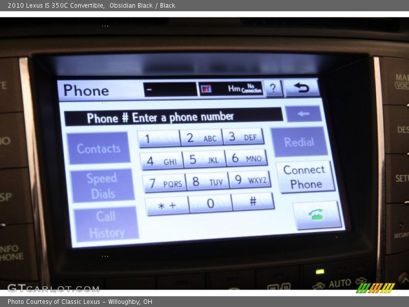 Obsidian Black / Black 2010 Lexus IS 350C Convertible