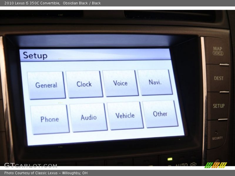 Obsidian Black / Black 2010 Lexus IS 350C Convertible