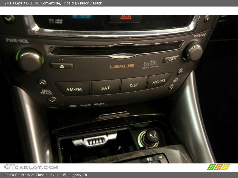 Obsidian Black / Black 2010 Lexus IS 350C Convertible
